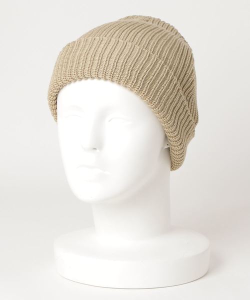 THE BAREFOOT（ベアフット）の「CA AZE WATCH / リブワッチ ニット帽（ニットキャップ/ビーニー・メンズ・グレー/ネイビー/ベージュ/ブラック・FREE）」の4枚目の写真