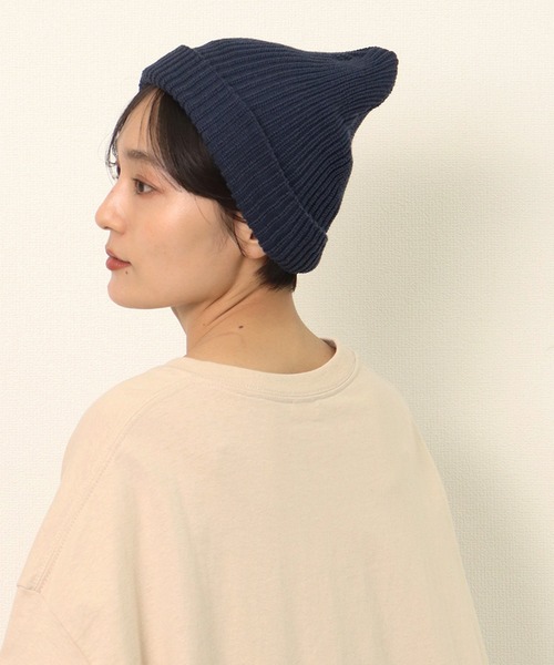 THE BAREFOOT（ベアフット）の「CA AZE WATCH / リブワッチ ニット帽（ニットキャップ/ビーニー・メンズ・グレー/ネイビー/ベージュ/ブラック・FREE）」の15枚目の写真