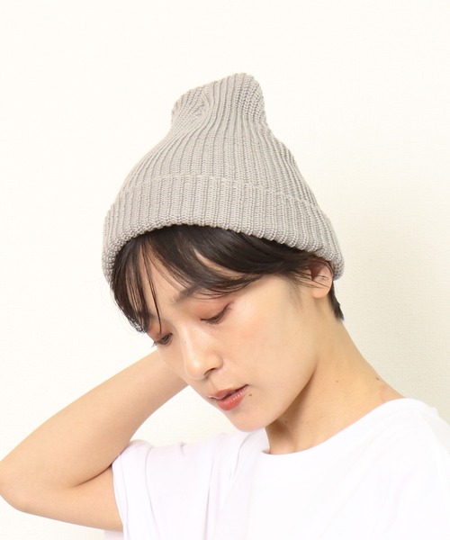 THE BAREFOOT（ベアフット）の「CA AZE WATCH / リブワッチ ニット帽（ニットキャップ/ビーニー・メンズ・グレー/ネイビー/ベージュ/ブラック・FREE）」の11枚目の写真