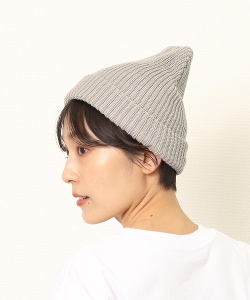 THE BAREFOOT（ベアフット）の「CA AZE WATCH / リブワッチ ニット帽（ニットキャップ/ビーニー・メンズ・グレー/ネイビー/ベージュ/ブラック・FREE）」の10枚目の写真