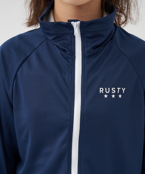 RUSTY（ラスティ）の「【RUSTY/ラスティー】キッズラッシュガード / 長袖 / 水着 / ラッシュガード UPF50＋ マリンスポーツ アウトドア レジャー 水陸両用（ラッシュガード・キッズ・ホワイト/ブラック/ネイビー/ピンク/イエロー/ミント・110/120/130/140/150/100）」の13枚目の写真