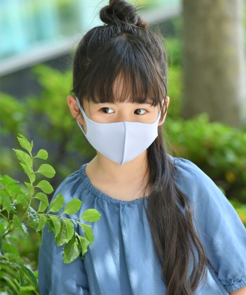 CROSSPLUS ONLINE(クロスプラスオンライン)の「【PASTEL MASK/パステルマスク】 布マスク 肌に優しい 3枚セット 血色マスク 洗える 立体マスク 三層構造 ストレッチ 子供用~大きいサイズ レディース 抗菌防臭(マスク・レディース・オフホワイト/チャコールグレー/サックスブルー/オレンジ・S/SS/M)」の19枚目の写真