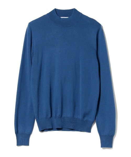 現行タグ グランサッソ 12G ウールソリッド モックネックニット guji