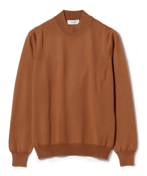 Gran Sasso(グランサッソ)の「【ビームスの百名品】GRAN SASSO / 12ゲージ モックネック ニット(ニット/セーター・メンズ・ホワイト/ブルー系その他3/ブラック/イエロー系その他6/ネイビー/ブルー/サックスブルー/オレンジ系その他7/グリーン系その他3/インディゴブルー/ライトグリーン系/グレー/ダークブラウン/イエロー/ライトブルー/シルバー/オレンジ・46/50/48/44/52)」の16枚目の写真
