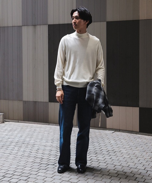 ビームスの百名品】GRAN SASSO / 12ゲージ モックネック ニット