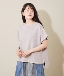 CUBE SUGAR（キューブシュガー）の「WEB限定 天竺 フレンチスリーブ プルオーバー（Tシャツ/カットソー）」