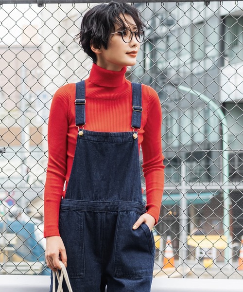 coca(coca)(コカ)の「【WEB限定セール】\\新色登場//軽量タートルネックリブニット(ニット/セーター・レディース・ブラック/ベージュ/グレー/アイボリー/ネイビー/レッド/ピンク/グレイッシュベージュ/グリーン・ONE SIZE/L/M/S)」の9枚目の写真