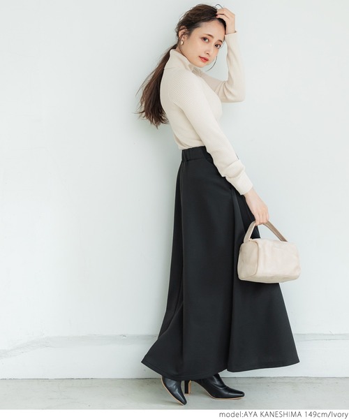 coca(coca)(コカ)の「【WEB限定セール】\\新色登場//軽量タートルネックリブニット(ニット/セーター・レディース・ブラック/ベージュ/グレー/アイボリー/ネイビー/レッド/ピンク/グレイッシュベージュ/グリーン・ONE SIZE/L/M/S)」の11枚目の写真