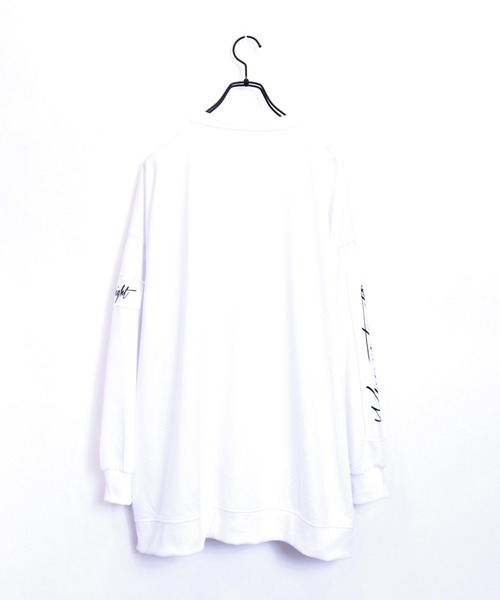 JACKROSE（ジャックローズ）の「JE-ロゴリメイク・ビックシルエットスウェット（Tシャツ/カットソー・メンズ・ホワイト/ブラック/ブラウン/カーキ/ピンク/ライトグリーン/ベージュ・M/L）」の13枚目の写真