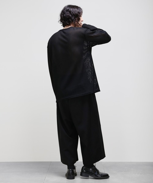 minsobi tシャツ フラワーロングシャツコート ロング丈スリット