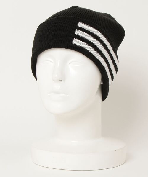 adidas（アディダス）の「adidas/アディダス ニット帽 ビーニー IRJ32（ニットキャップ/ビーニー・メンズ・ブラック/ブルー・FREE）」の2枚目の写真