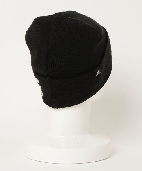 adidas（アディダス）の「adidas/アディダス ニット帽 ビーニー IRJ32（ニットキャップ/ビーニー・メンズ・ブラック/ブルー・FREE）」の3枚目の写真
