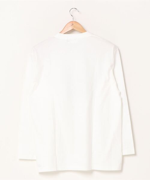 DOUBLE STEAL(ダブルスティール)の「BEANIE GIRL BULE長袖Tシャツ(Tシャツ/カットソー・メンズ・ホワイト/ブラック・M/L/XL)」の3枚目の写真