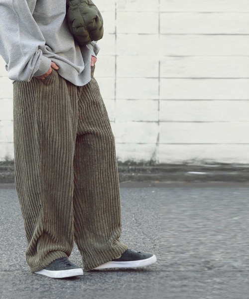 ー品販売  太コーデュロイパンツ（その他パンツ）｜antiqua（アンティカ パンツ