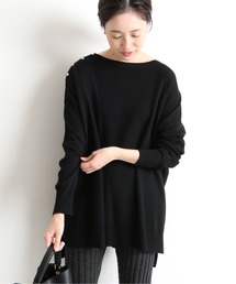 SLOBE IENA | ショルダーボタンオーバーサイズニット【手洗い可能】◆(ニット/セーター)
