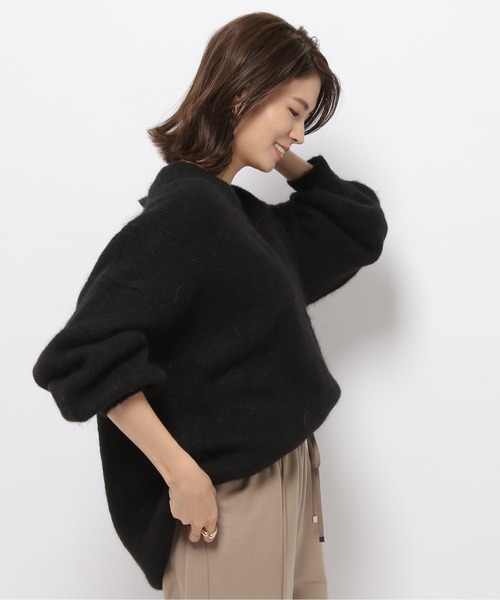 BABYLONE（バビロン）の「アルパカVネックプルオーバー（ニット