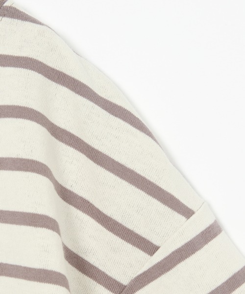 GLOBAL WORK(グローバルワーク)の「【キッズ】ヘビロッTEEボーダー/925297(Tシャツ/カットソー・キッズ・ホワイト/アイボリー/ブラック/ライトピンク・120cm/140cm/100cm/130cm/110cm/160cm/150cm)」の13枚目の写真