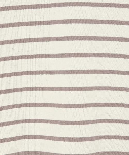 GLOBAL WORK(グローバルワーク)の「【キッズ】ヘビロッTEEボーダー/925297(Tシャツ/カットソー・キッズ・ホワイト/アイボリー/ブラック/ライトピンク・120cm/140cm/100cm/130cm/110cm/160cm/150cm)」の8枚目の写真