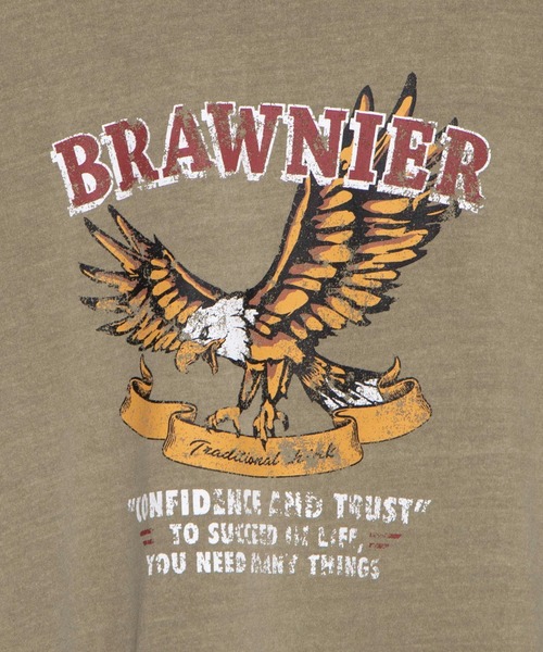 WEGO（ウィゴー）の「WEGO/ヴィンテージライクプリントロンＴ（Tシャツ/カットソー・レディース・カーキ/オフホワイト/ブラック系その他/スミクロ/グリーン系その他・FREE）」の22枚目の写真