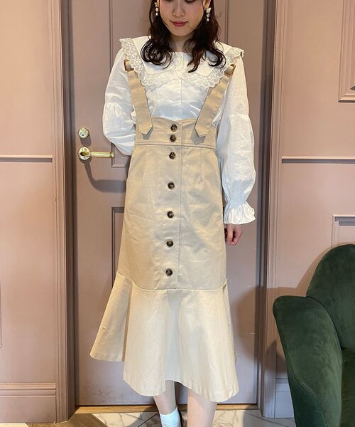 MAJESTIC LEGON(マジェスティックレゴン)の「サス付レディマーメイドスカート(スカート・レディース・ベージュ/アイボリー/モカ・SMALL/MEDIUM)」の8枚目の写真