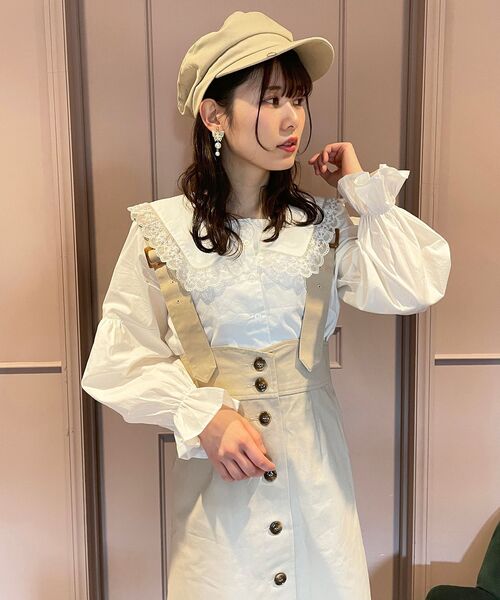 MAJESTIC LEGON(マジェスティックレゴン)の「サス付レディマーメイドスカート(スカート・レディース・ベージュ/アイボリー/モカ・SMALL/MEDIUM)」の10枚目の写真