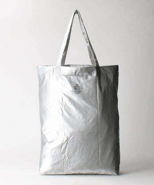 THE STATION STORE(ザ ステーション ストア)の「<Joli Joli>シャイニー エコバッグ(エコバッグ/サブバッグ・レディース・シルバー/クリーム/ライラック・FREE)」の3枚目の写真