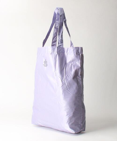 THE STATION STORE(ザ ステーション ストア)の「<Joli Joli>シャイニー エコバッグ(エコバッグ/サブバッグ・レディース・シルバー/クリーム/ライラック・FREE)」の14枚目の写真