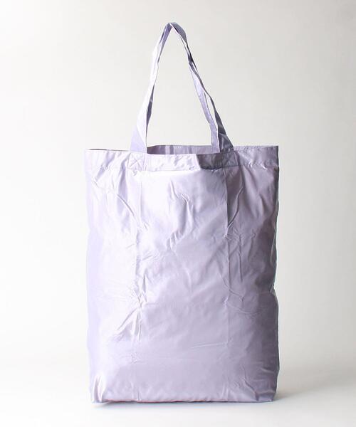 THE STATION STORE(ザ ステーション ストア)の「<Joli Joli>シャイニー エコバッグ(エコバッグ/サブバッグ・レディース・シルバー/クリーム/ライラック・FREE)」の13枚目の写真