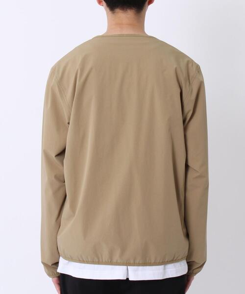 coen（コーエン）の「SIERRATEXノーカラーブルゾン#（その他アウター・メンズ・ブラック/ベージュ/ネイビー/ライム・SMALL/X-LARGE/LARGE/MEDIUM）」の5枚目の写真