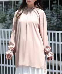 ARCANUM DESIGN | ARL フリルカラーチュニックブラウス(シャツ/ブラウス)