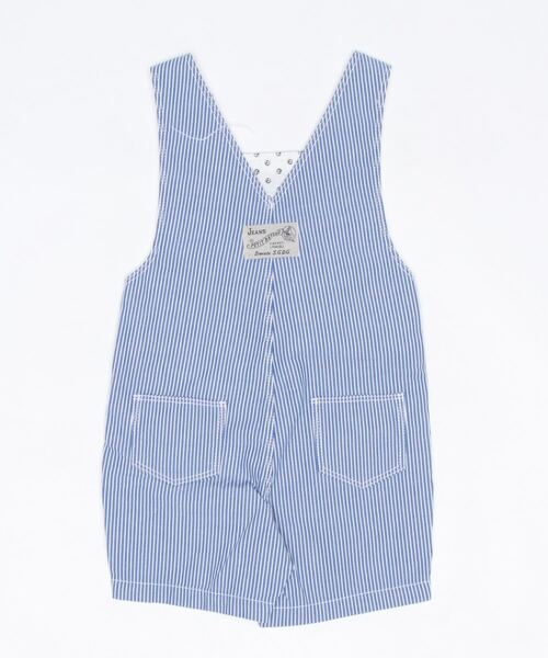 PETIT BATEAU(プチバトー)の「ストライプショートサロペット(サロペット/オーバーオール・キッズ・ブルー/ホワイト×ブルー・12MONTH/24MONTH/2-3YEAR)」の3枚目の写真