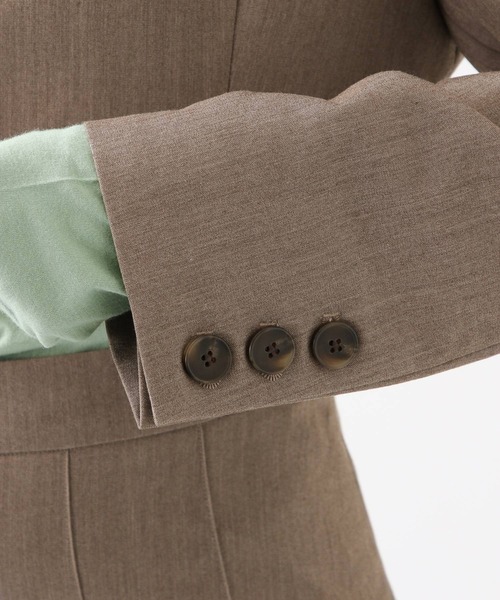 ROCKET x LUNCH（ロケットアンドランチ）の「ROCKET×LUNCH／テーラーショートジャケット 2932523（テーラードジャケット・レディース・チャコール/ライトブラウン/ブラック・SMALL）」の6枚目の写真