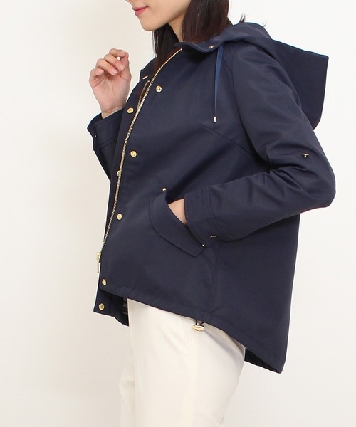 TRUDEA(トルディア)の「グログランボンディング マウンテンパーカー(マウンテンパーカー・レディース・ネイビー/アイボリー・MEDIUM/X-LARGE/LARGE)」の10枚目の写真