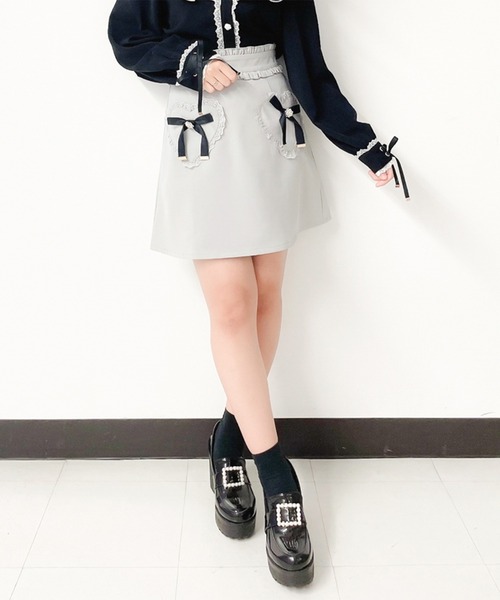 ROJITA（ロジータ）の「ハートポケット台形スカート（スカート・レディース・ブラック/グレー/ピンク・FREE）」の17枚目の写真