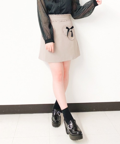 ROJITA（ロジータ）の「ハートポケット台形スカート（スカート・レディース・ブラック/グレー/ピンク・FREE）」の19枚目の写真