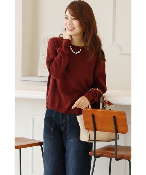 ElegChic（エレグシック）の「ベイカーワイドデニム（デニムパンツ・レディース・ネイビー/ダークネイビー・XXL/4L/L/XL/M）」の8枚目の写真