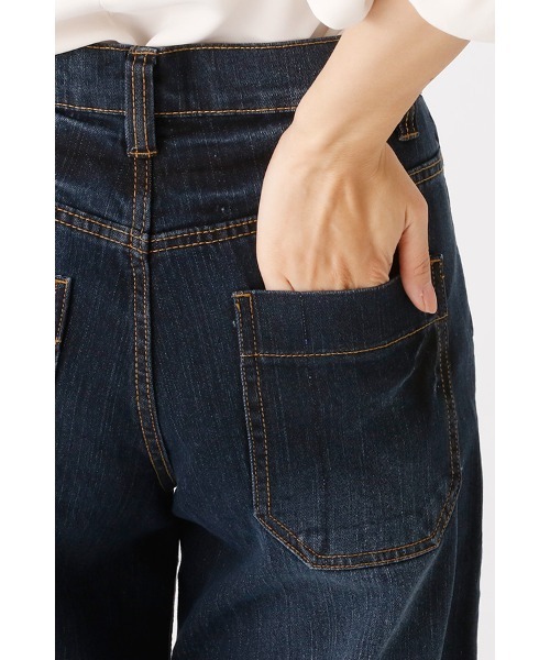 ElegChic（エレグシック）の「ベイカーワイドデニム（デニムパンツ・レディース・ネイビー/ダークネイビー・XXL/4L/L/XL/M）」の19枚目の写真