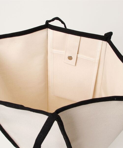 KOBE LETTUCE（コウベレタス）の「ナローハンドルキャンバストートバッグ（トートバッグ・レディース・パープル系その他/カーキ/ブラック・FREE）」の5枚目の写真