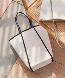 ナローハンドルキャンバストートバッグ