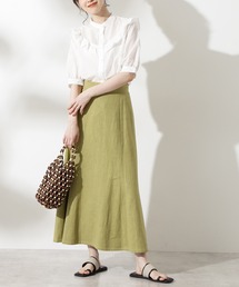 N.（N. Natural Beauty Basic） | 【追加生産】【S Size Line】◆麻混マキシマーメイドスカート(スカート)