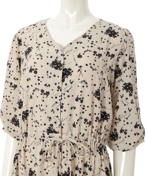 セール ワンピース ワンピース ドレス ウエストシャーリング2wayフラワーワンピース ワンピース Fifth フィフス のファッション