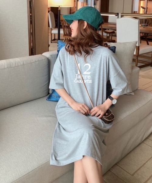 セール 大きいサイズ Tシャツワンピース Ll 4l 韓国ファッション Tシャツ カットソー Sfw エスエフダブリュー のファッション通販 Zozotown