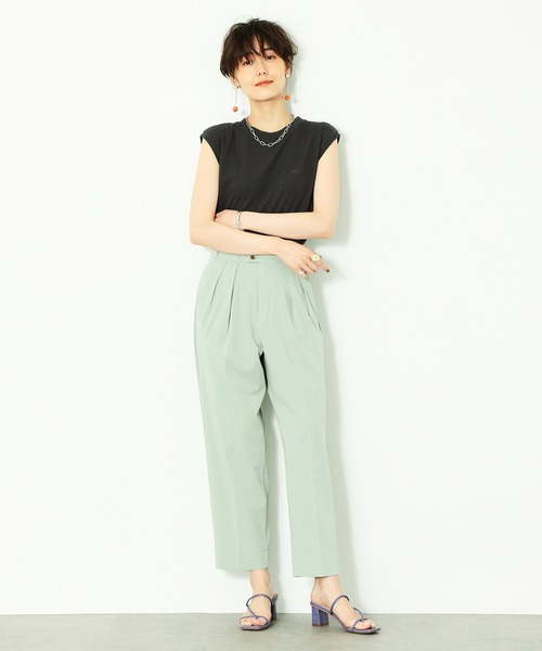 LEE　　さらっとタックトラウザー Lee（リー）の「【きれいめカジュアル】さらっとタック
