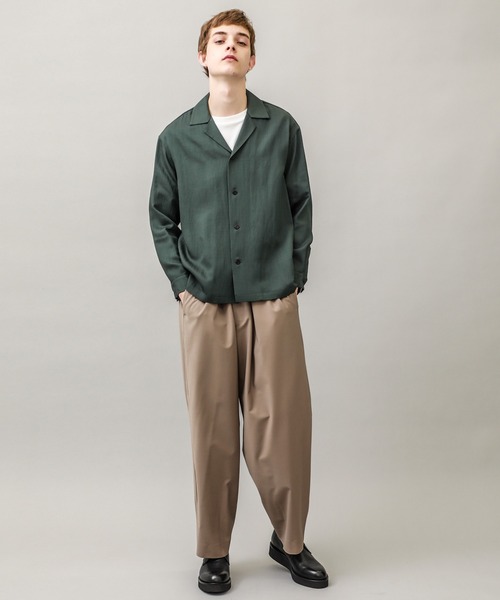 city（シティ）の「【CITY】GATHER WIDE PANTS（その他パンツ・メンズ・ブラック/グレイッシュベージュ・FREE）」の19枚目の写真