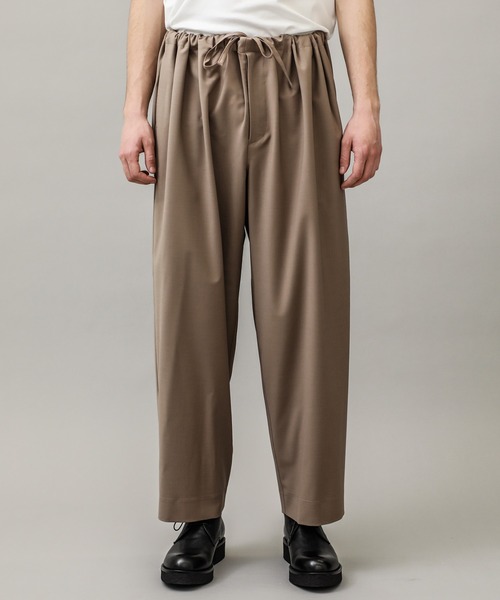 city（シティ）の「【CITY】GATHER WIDE PANTS（その他パンツ・メンズ・ブラック/グレイッシュベージュ・FREE）」の17枚目の写真