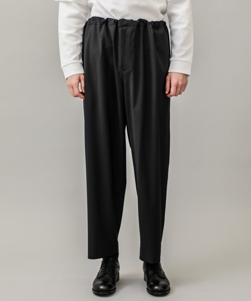 city（シティ）の「【CITY】GATHER WIDE PANTS（その他パンツ・メンズ・ブラック/グレイッシュベージュ・FREE）」の7枚目の写真