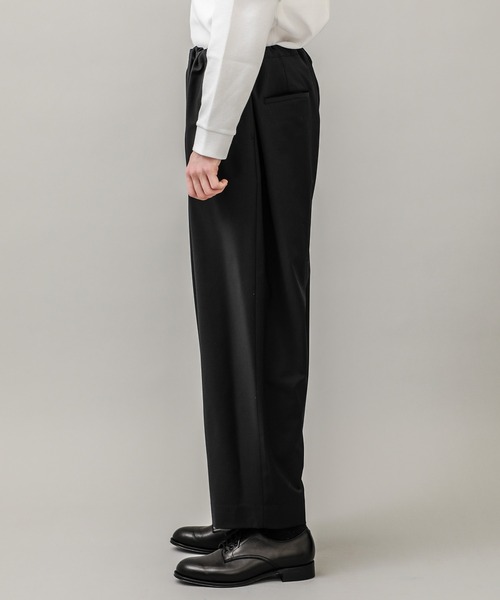 city（シティ）の「【CITY】GATHER WIDE PANTS（その他パンツ・メンズ・ブラック/グレイッシュベージュ・FREE）」の5枚目の写真