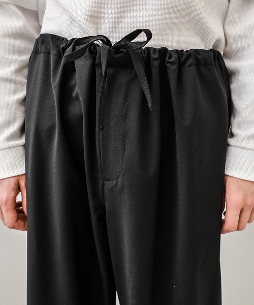 city（シティ）の「【CITY】GATHER WIDE PANTS（その他パンツ・メンズ・ブラック/グレイッシュベージュ・FREE）」の16枚目の写真