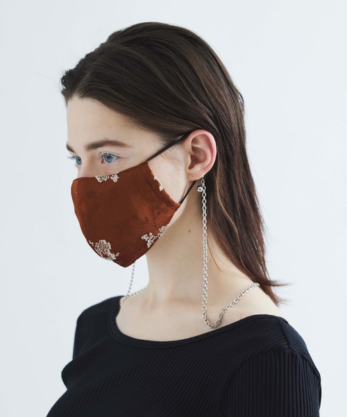 UNITED TOKYO（ユナイテッドトウキョウ）の「アシメトリーマスクチェーン（ネックレス・レディース・シルバー・FREE）」の5枚目の写真