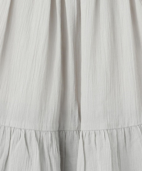 GLOBAL WORK(グローバルワーク)の「【キッズ】楊柳ボイル切替えスカート/946972(スカート・キッズ・グレー/ダークブラウン/ブラック・110cm/150cm/120cm/130cm/140cm/100cm/160cm)」の8枚目の写真